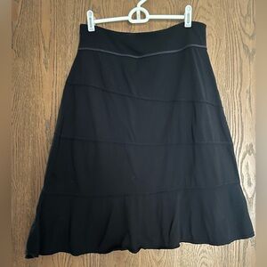 ATHLETA Asymmetrical Black Skirt
